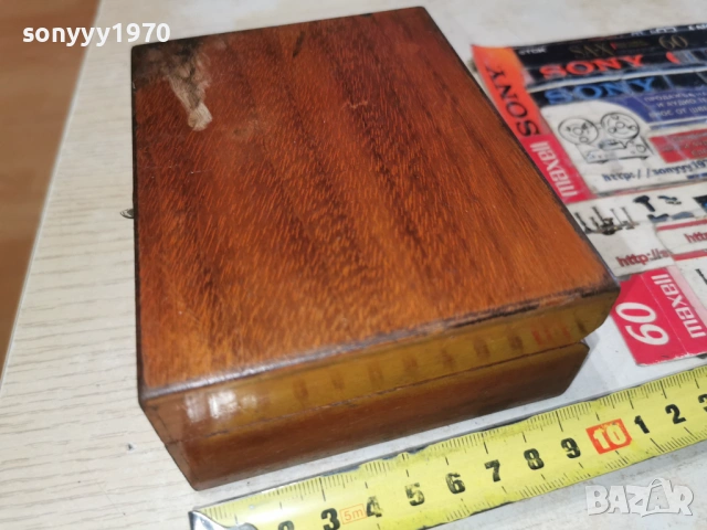 ДЪРВЕНА КУТИЯ С ТЕГЛИЛКИ-АНТИКА/РЕЛИКВА 0901261053, снимка 14 - Антикварни и старинни предмети - 53041012