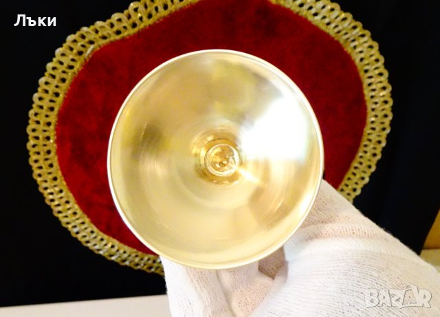 Бронзов бокал Saudi Arabia,кръстосани саби,цветя. , снимка 9 - Антикварни и старинни предмети - 37716038