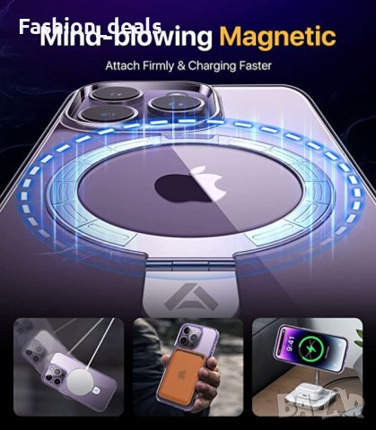 Нов Калъф Кейс Гръб за защита телефон iPhone 14 Pro Айфон Magnetic MagSafe, снимка 1 - Калъфи, кейсове - 40456180