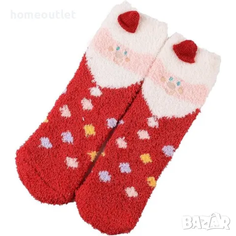 ПРОМОЦИЯ Пухкави чорапи със забавни мотиви, к-т от 3бр, X0019CETRL, снимка 2 - Дамски чорапи - 48392751