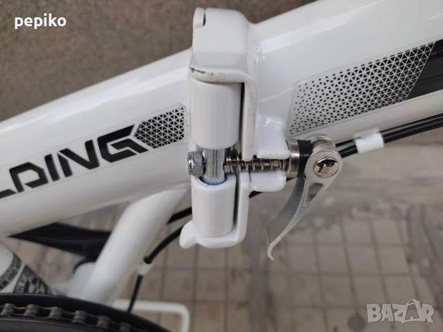 Продавам колела внос от Германия  двойно сгъваем велосипед FOLDING BACHINI 20 цола, снимка 11 - Велосипеди - 51610952