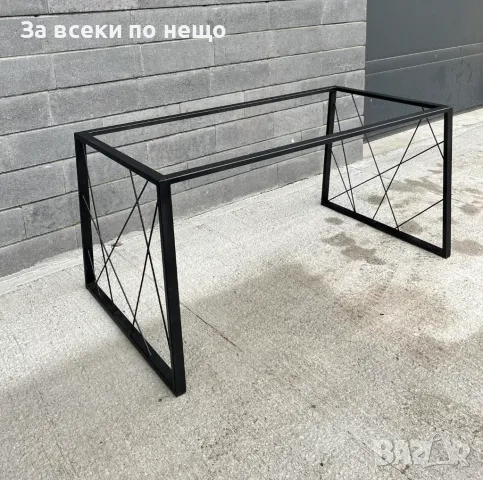 Ръчно изработена метална основа/крака за маси, бюра, бар маси, холни маси, помощни маси, снимка 9 - Маси - 48523762