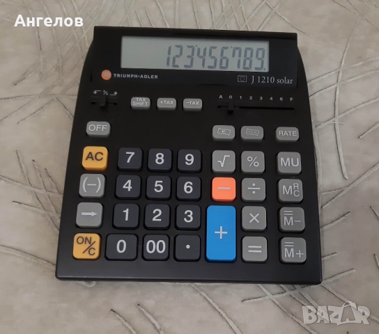 Стар калкулатор Triumph-Adler J1210 solar