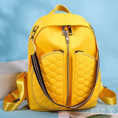Дамска чанта - раница Yellow Ladybug 