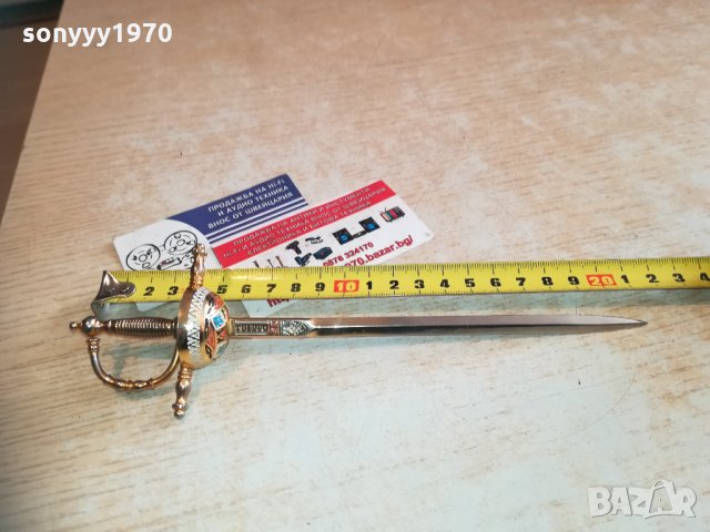 toledo gold 21см-нож/рапира 2311201212, снимка 10 - Колекции - 30882756