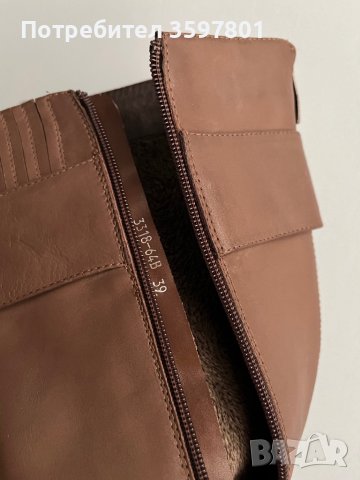 Дамски кожени ботуши/Robert Lenzi/, снимка 6 - Дамски ботуши - 44175064