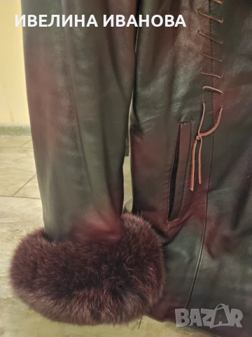 Дамско яке, естествена кожа, снимка 8 - Якета - 53151766
