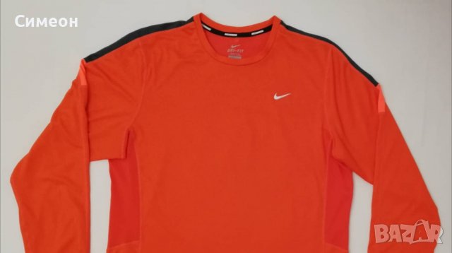 Nike DRI-FIT оригинална блуза L Найк спорт фитнес фланелка, снимка 2 - Спортни дрехи, екипи - 36936523
