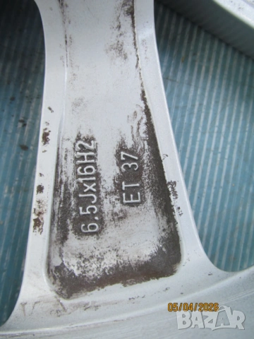 Алуминиеви джанти - 5 x 110 мм ,16 цола за ОПЕЛ ,SAAB, снимка 8 - Гуми и джанти - 54168482