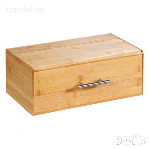 Немска кутия за хляб от бамбук, снимка 1 - Кутии за съхранение - 31459114