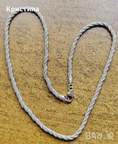 Винтидж сребърно колие, снимка 4 - Колиета, медальони, синджири - 53138783