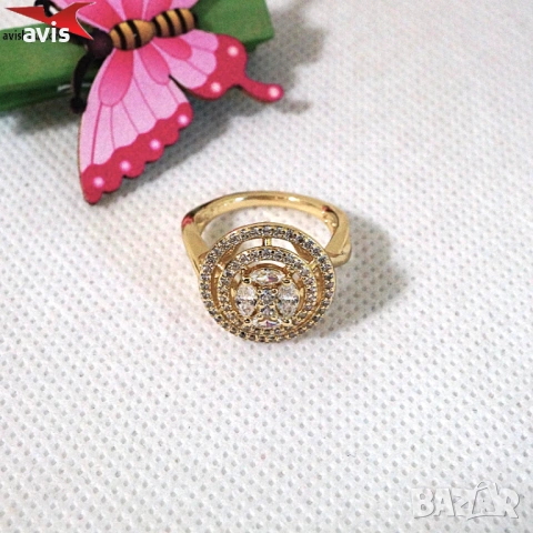 Пръстен с 14К златно покритие 224894