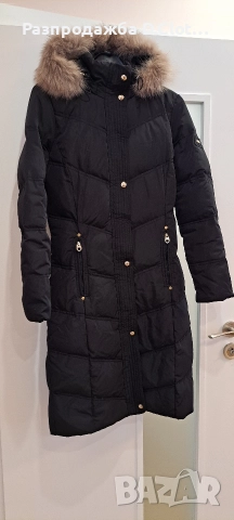Calvin Klein дамско яке с гъши и естествен косъм на качулката , снимка 6 - Якета - 52650191