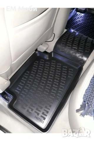 Гумени Стелки Rizline 3D тип Легени К-т 5 части за VW Caddy 2003-2020, снимка 5 - Аксесоари и консумативи - 53074222