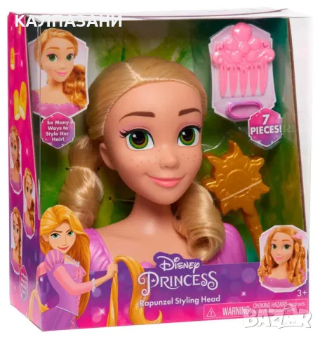 isney Princess - Манекен за прически Рапунцел, със 7 aксесоара 87047