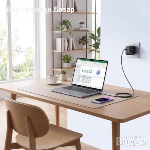 Ново 65W GaN зарядно за Lenovo ThinkPad IdeaPad Yoga Flex UK щепсел стенен Адаптер контакт, снимка 9 - Друга електроника - 55960293