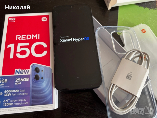 Смартфон Redmi 15C Midnight Black 4CB 256GB ROM