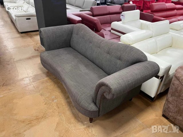 Кафяво - зелен диван от плат тройка, снимка 2 - Дивани и мека мебел - 40781053
