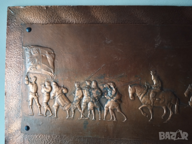 Старо медно пано, снимка 4 - Пана - 44803047