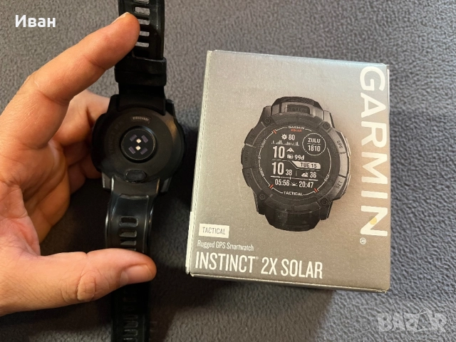 Garmin Instinct 2x tactical solar , снимка 2 - Смарт часовници - 52866978