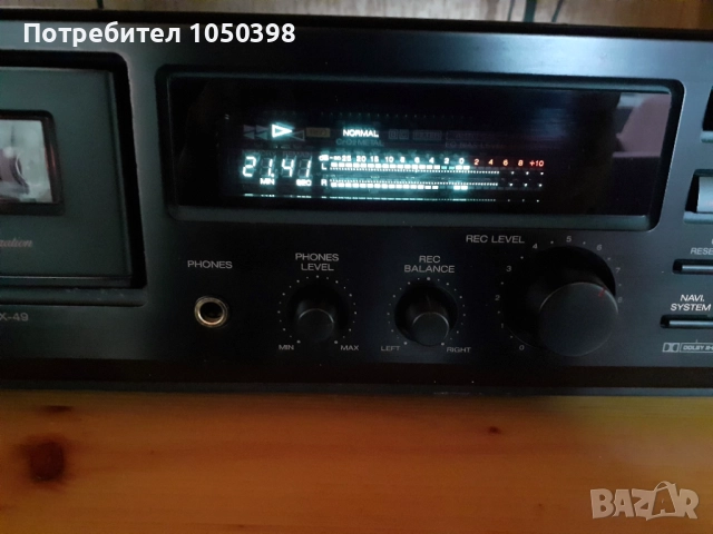 Перфектен дек AKAI DX-49- Две глави и два мотора- Японски-Като Нов., снимка 2 - Декове - 52866420