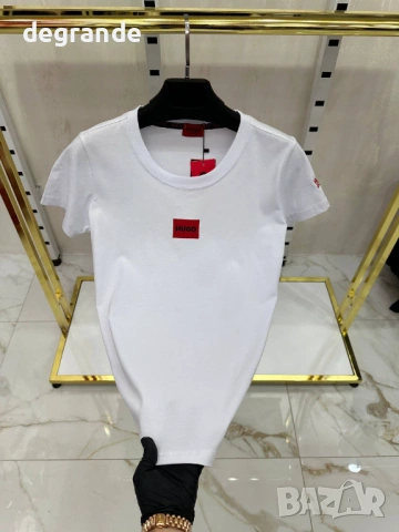 НОВ модел Дамска Тениска Hugo , снимка 3 - Тениски - 53289148