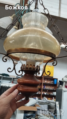 фенер полилей месинг, снимка 4 - Полилеи - 52017286