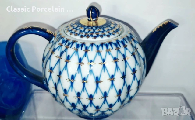 Емблематични Кобалтова мрежа и Розова мрежа – Сетка Блюз 2 Ломоносов, снимка 8 - Сервизи - 53123912