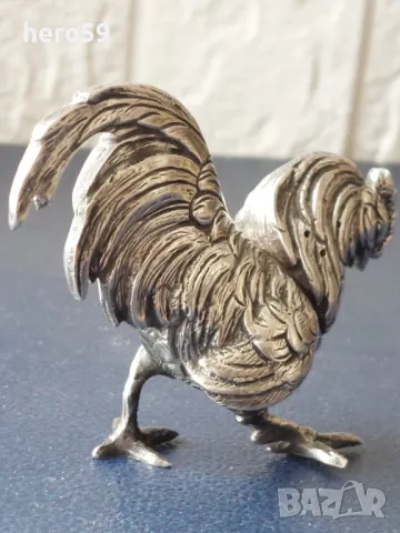 Сребърно петле,сребро проба 800 , снимка 10 - Антикварни и старинни предмети - 48928579