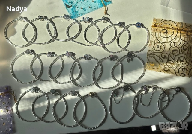 Гривни и талисмани Пандора S925 