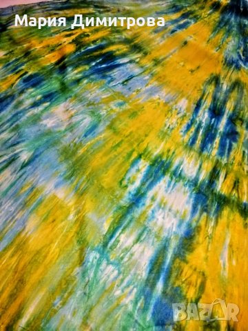 Копринен шал 90/86, снимка 3 - Шалове - 37340355