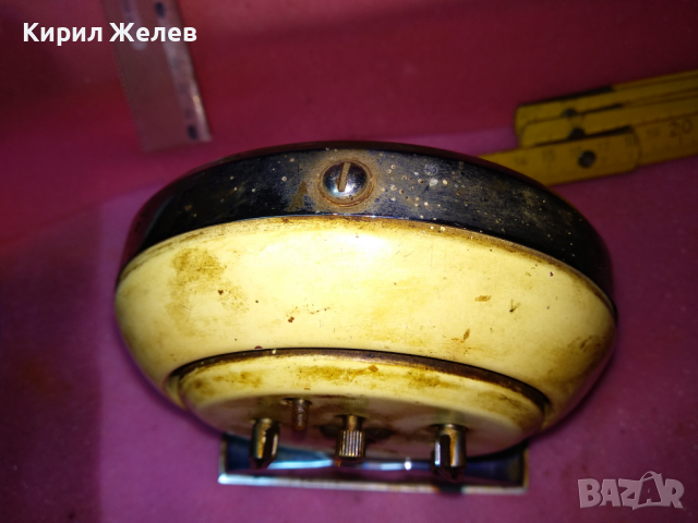 SHANGHAI CHINA Стар РЯДЪК КОЛЕКЦИОНЕРСКИ РЕТРО МЕХАНИЧЕН КИТАЙСКИ БУДИЛНИК ШАНХАЙ 30792, снимка 6 - Антикварни и старинни предмети - 44548936