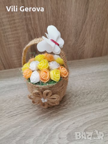 Кошничка с розички , снимка 2 - Други - 34220593