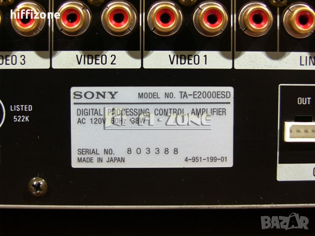  Предусилвател Sony ta-e2000esd , снимка 14 - Ресийвъри, усилватели, смесителни пултове - 34292361