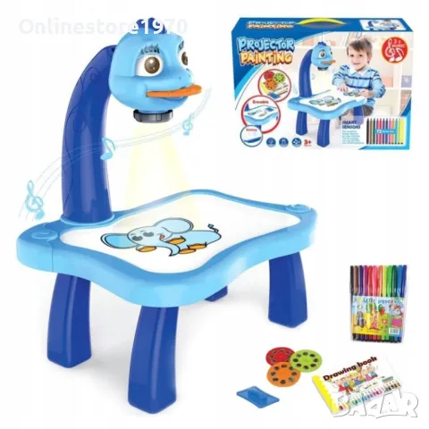 Детски проектор за рисуване си и розов цвят **АКЦИЯ**, снимка 5 - Рисуване и оцветяване - 47960735