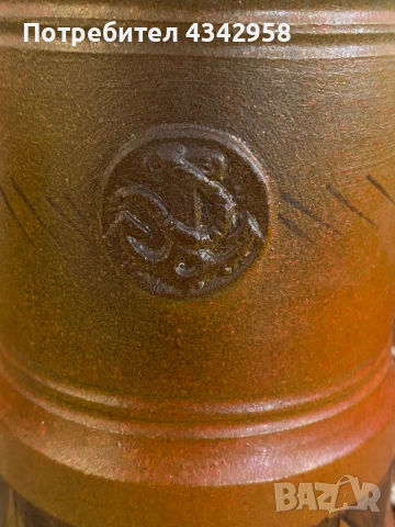 Vintage керамична гарафа « Garavelli Siena Majolica»., снимка 2 - Антикварни и старинни предмети - 51445962