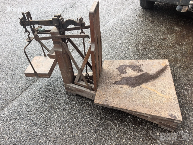 Старинна паланза, кантар, снимка 6 - Антикварни и старинни предмети - 52998956