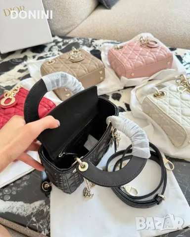 Christian Dior Дамска чанта, кожа, снимка 7 - Чанти - 56339801