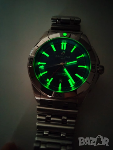 Breitling Chronomat auto GMT 44mm Limited six nations - France, бартер, снимка 9 - Мъжки - 52818180