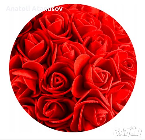 Мече от рози с панделка, снимка 3 - Подаръци за жени - 42891353