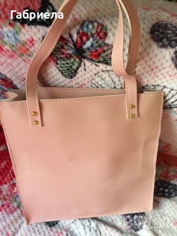 Розова дамска чанта, снимка 2 - Чанти - 40609863