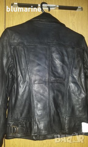 Дамско кожено яке Massimo Dutti 3, снимка 3 - Якета - 29638916