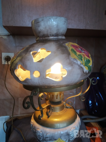 настолна лампа арт нуво, снимка 8 - Настолни лампи - 36482597