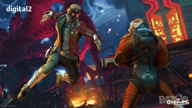 Marvel's Guardians Of The Galaxy (PS4) Игра PS4 PS5 Нова Запечатана, снимка 5 - Игри за PlayStation - 54330556