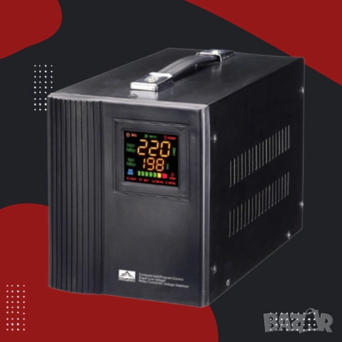 Стабилизатор със серво MOTOP RAGGIE 1500VA/2000VA – Защита от напреженови колебания с прецизна стаби