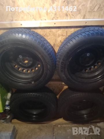 4 бр. Зимни гуми с джанти 15, снимка 8 - Гуми и джанти - 52012112