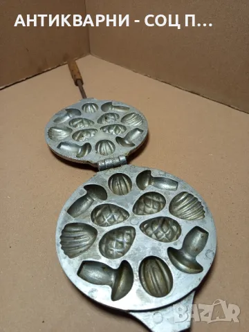 Соц Стар Гофретник., снимка 5 - Антикварни и старинни предмети - 49238602