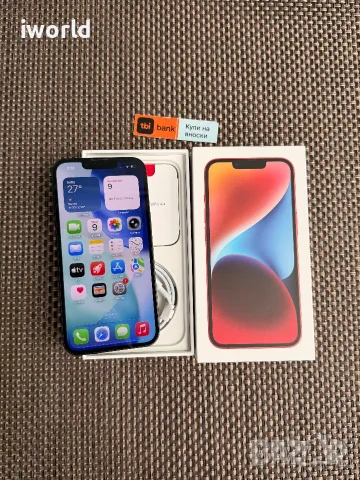 100% батерия🔋  iPhone 14  ❗️лизинг от 18€/мес  ❗️midnight black черен  ❗️ КАТО НОВ ❗️ 128gb, снимка 6 - Apple iPhone - 56016583