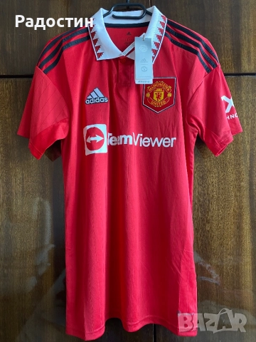 Оригинален домакински екип на Манчестър Юнайтед 2022 - 2023 Роналдо S, снимка 2 - Фен артикули - 52972593