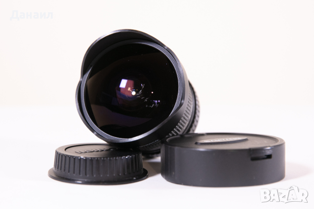 Lens Samyang 8mm f/3.5 Fish-eye CS  EF-S /EOS/  , снимка 5 - Обективи и филтри - 44630326